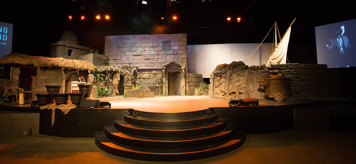 easter city church stage design ideas