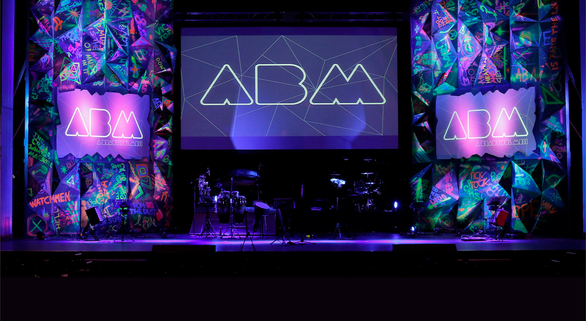 Throwback: A Beautiful Mess - Church Stage Design Ideas - Scenic sets