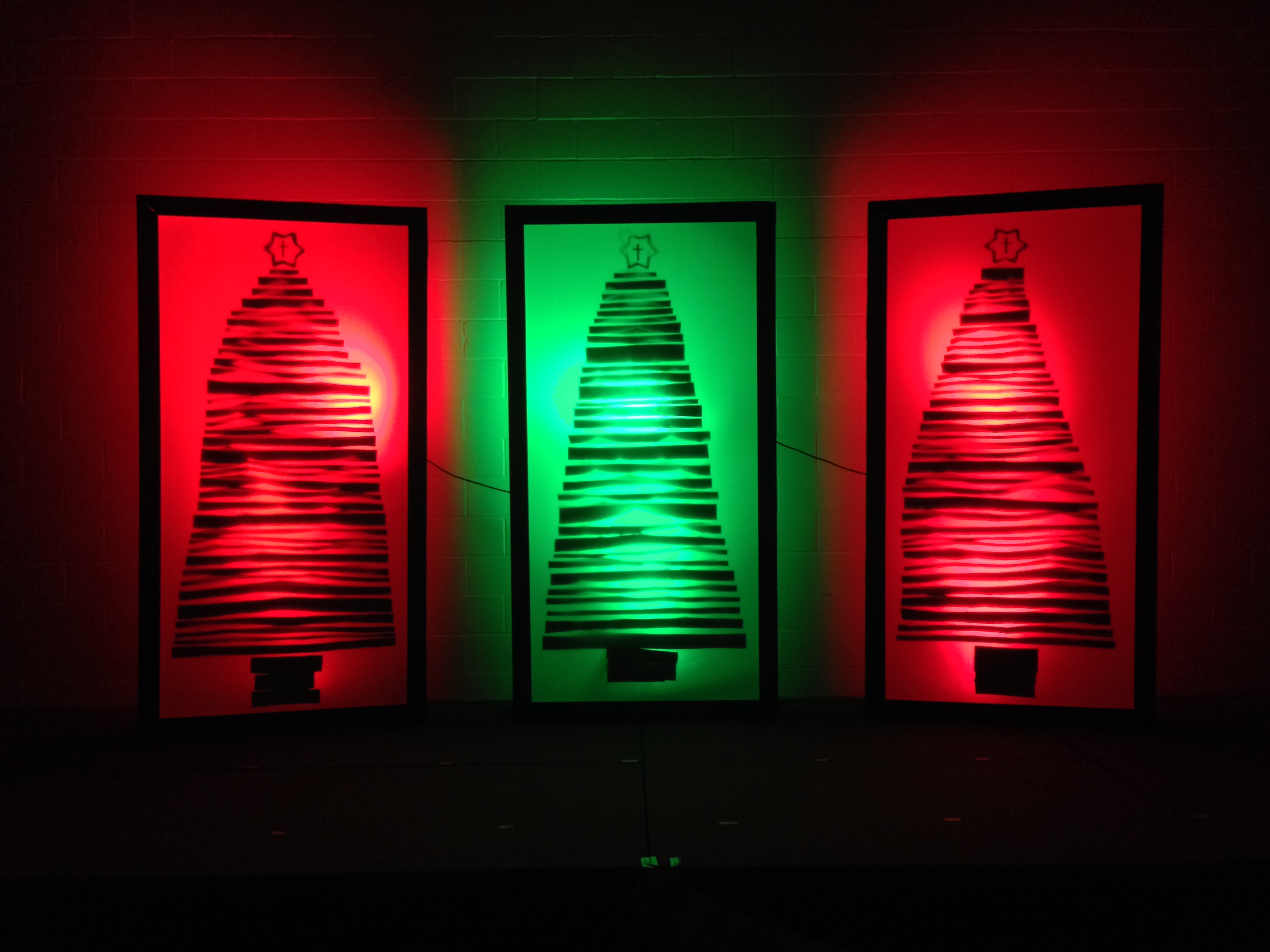 MultiPurpose Light Boxes Church Stage Design Ideas Scenic sets and