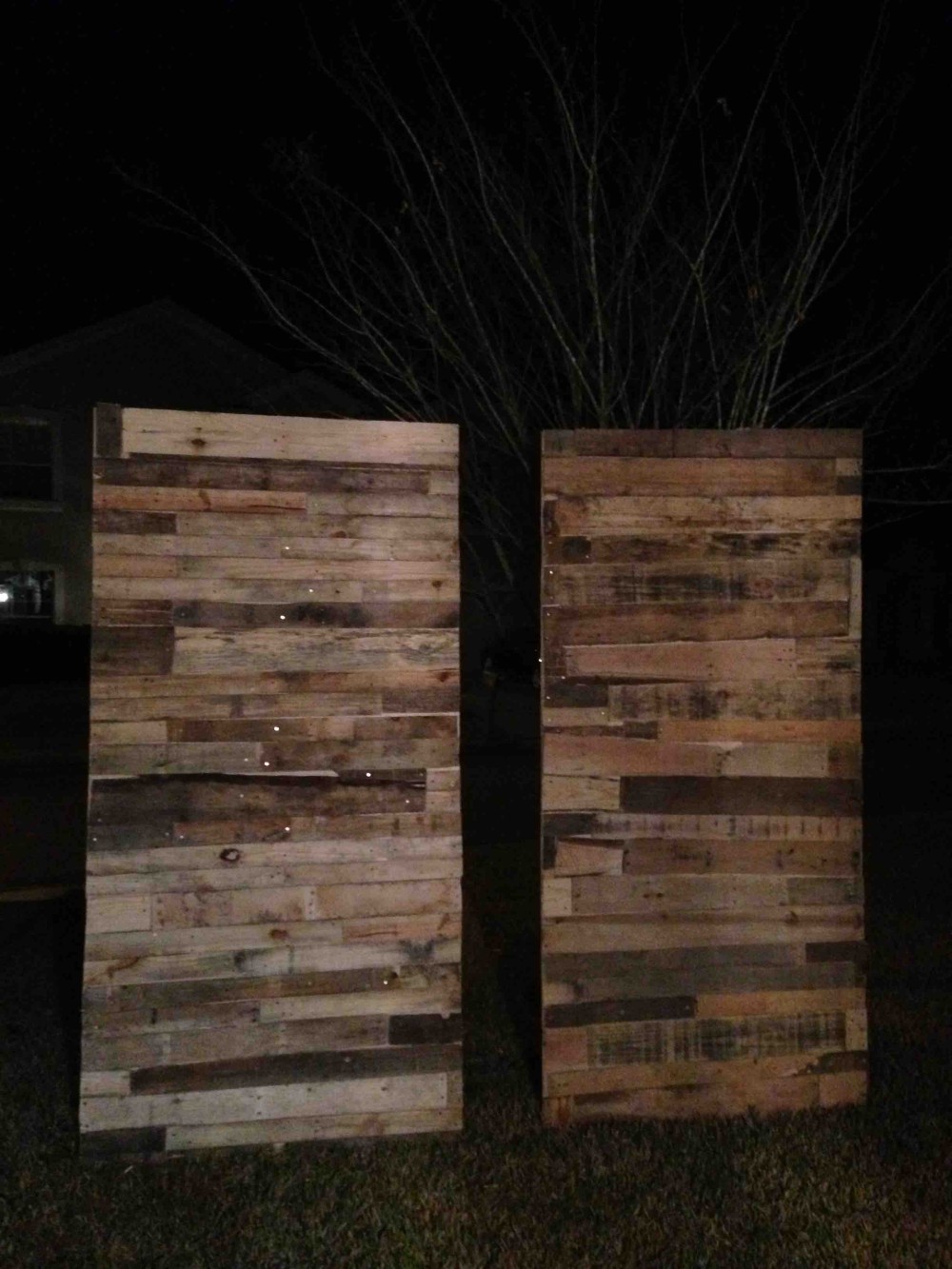 Pallet Wall Build 2