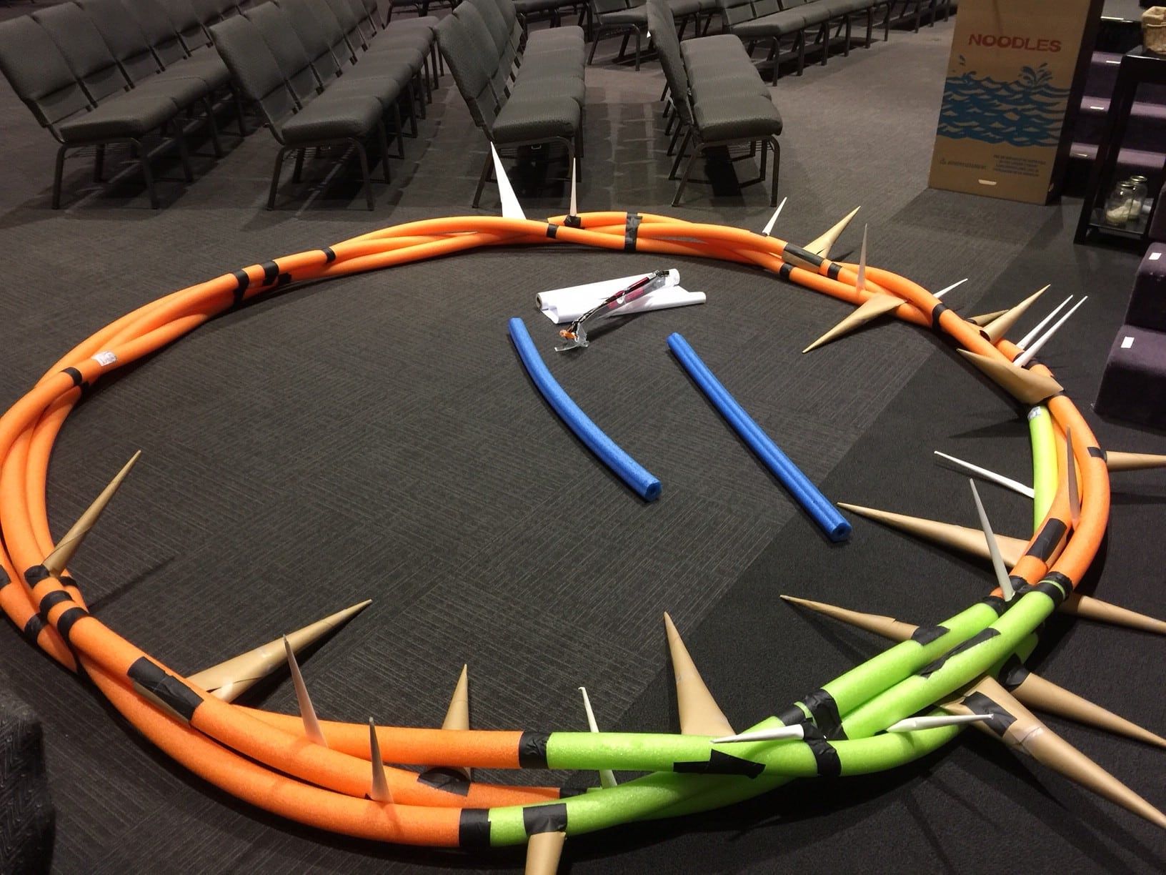 Crowned Screen - Church Stage Design Ideas